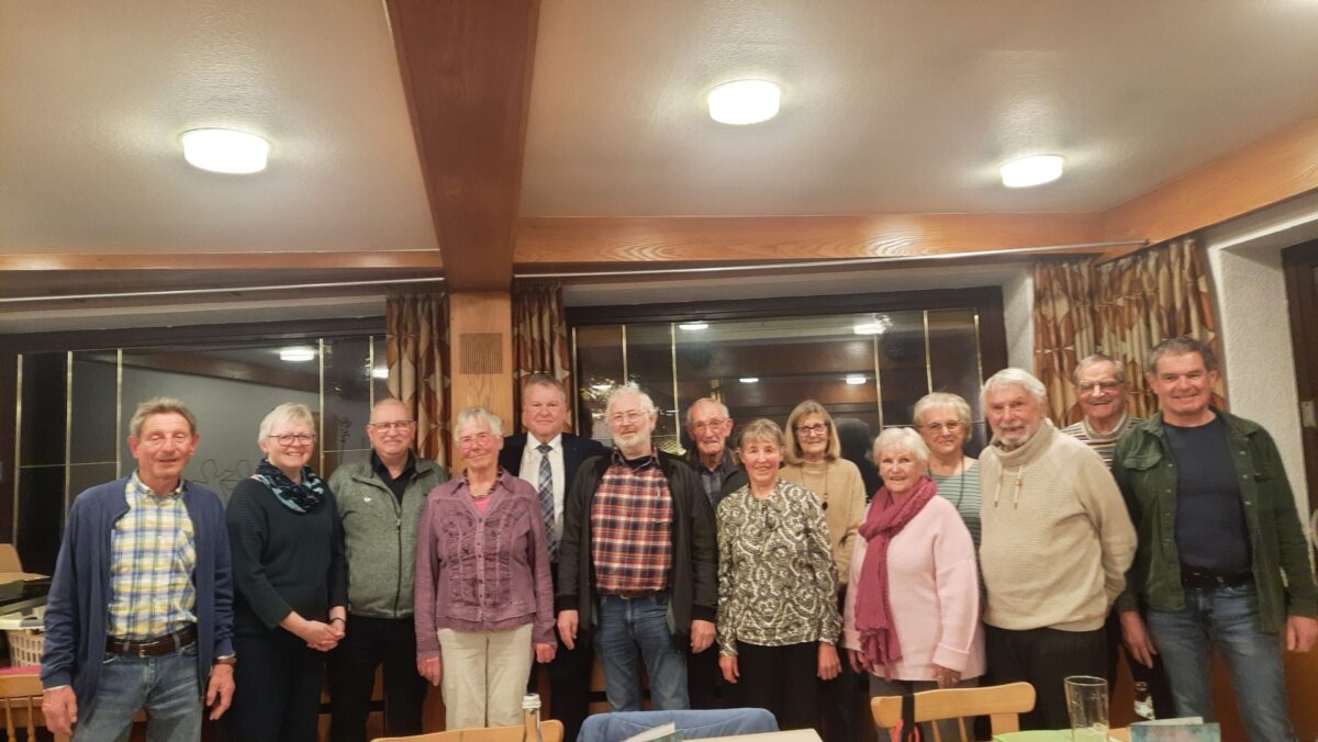 Die geehrten Mitglieder